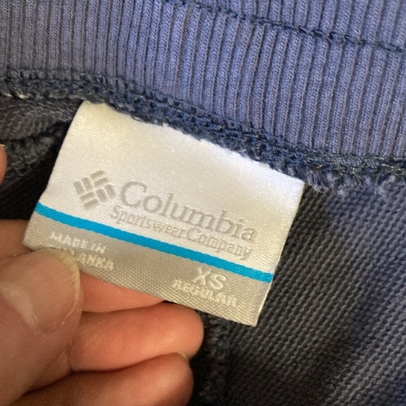 Columbia Trek Navy Blue Athletic Joggers, Women’s XS extra small sweatpants - Picture 9 of 11